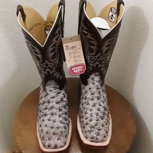 🏜New Full Quill Ostrich Boots/no tags